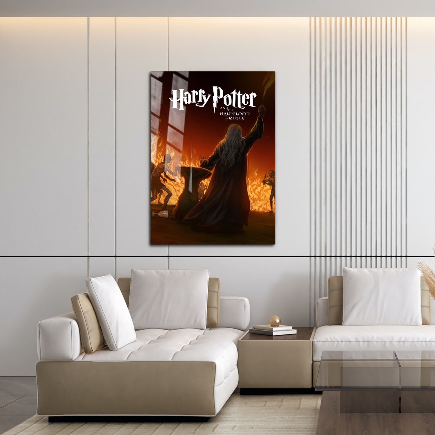 Flex Designs Metal Poster Harry Potter and the Half-Blood Prince Minimalist 16 x 24" Home Goods - Movie 2009 Movie Metal Poster