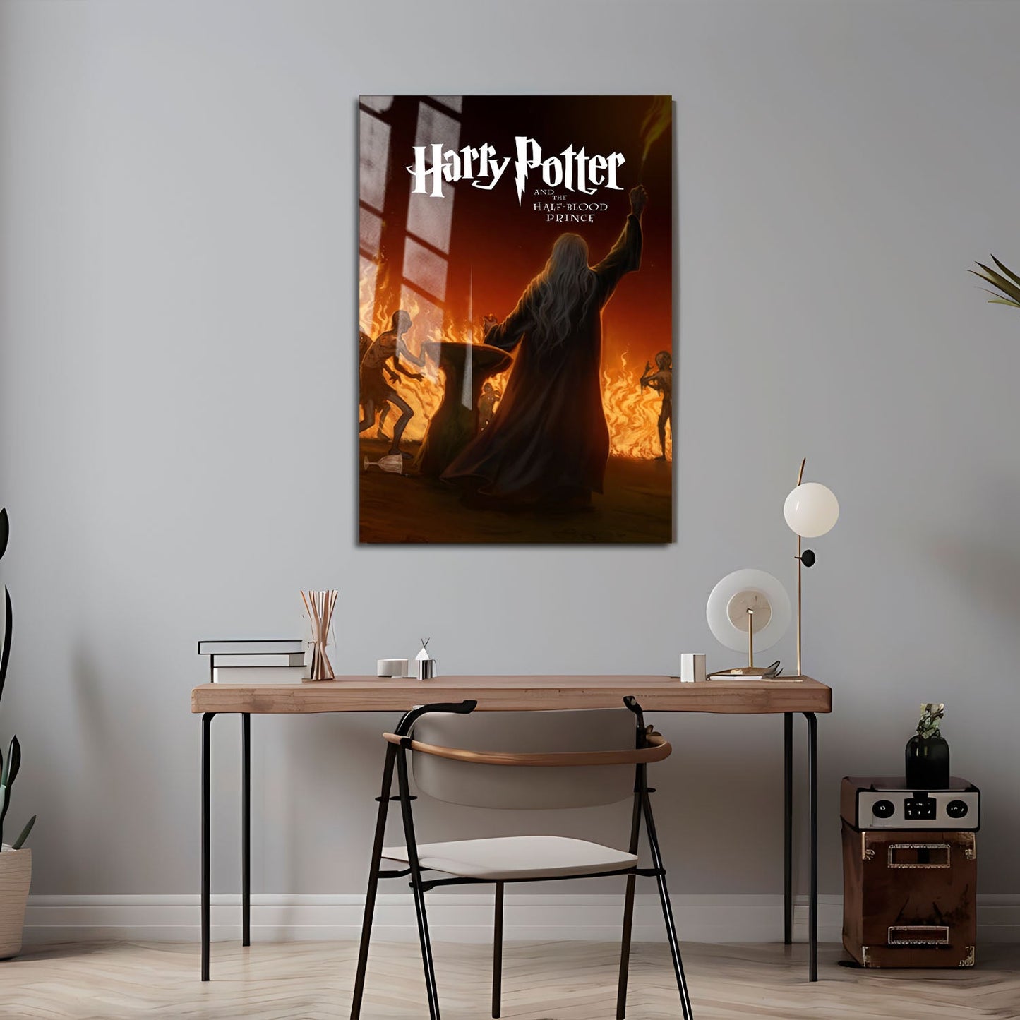 Flex Designs Metal Poster Harry Potter and the Half-Blood Prince Minimalist 24 x 36" Home Goods - Movie 2009 Movie Metal Poster