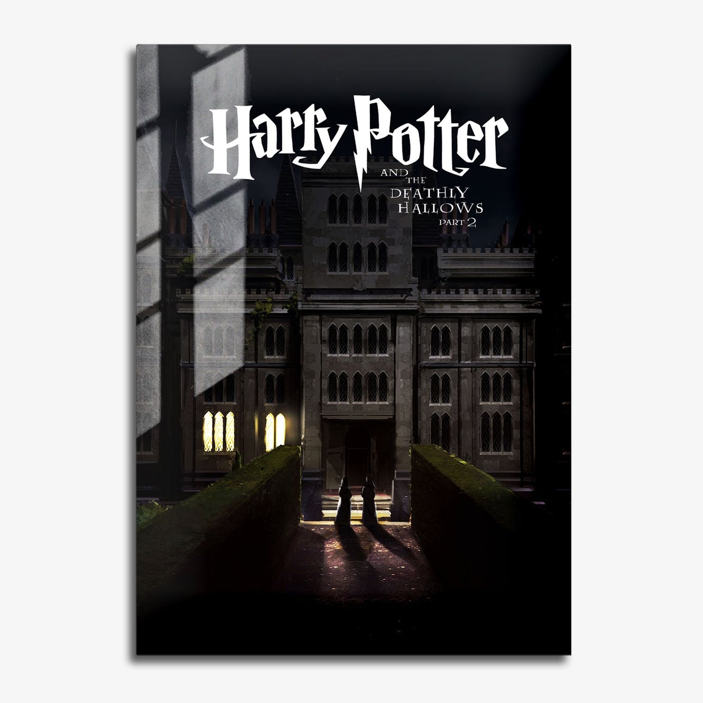 Flex Designs Metal Poster Harry Potter and the Deathly Hallows Part 2 Minimalist 11 x 17" Home Goods - Movie 2011 Movie Metal Poster