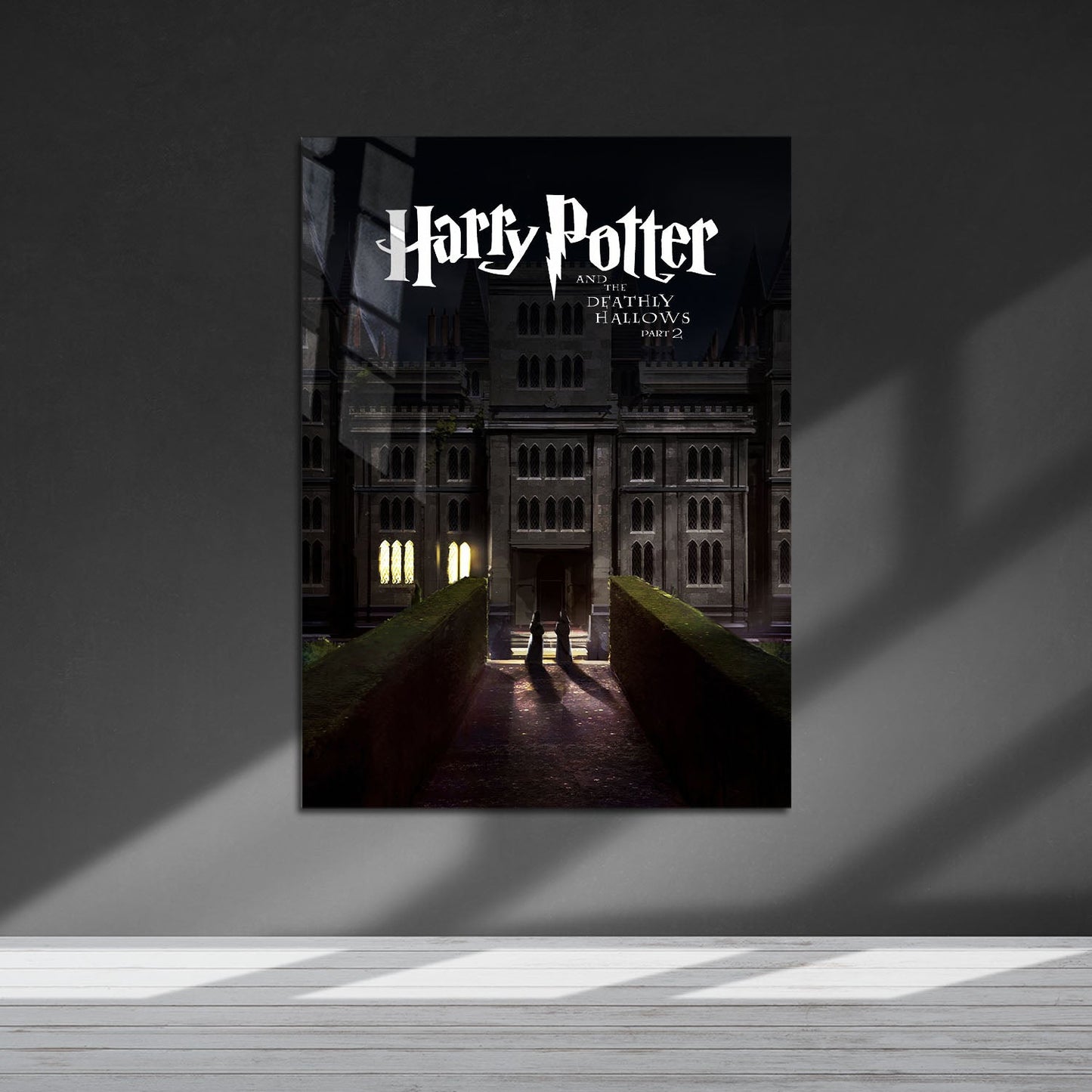 Flex Designs Metal Poster Harry Potter and the Deathly Hallows Part 2 Minimalist 5 x 7" Home Goods - Movie 2011 Movie Metal Poster