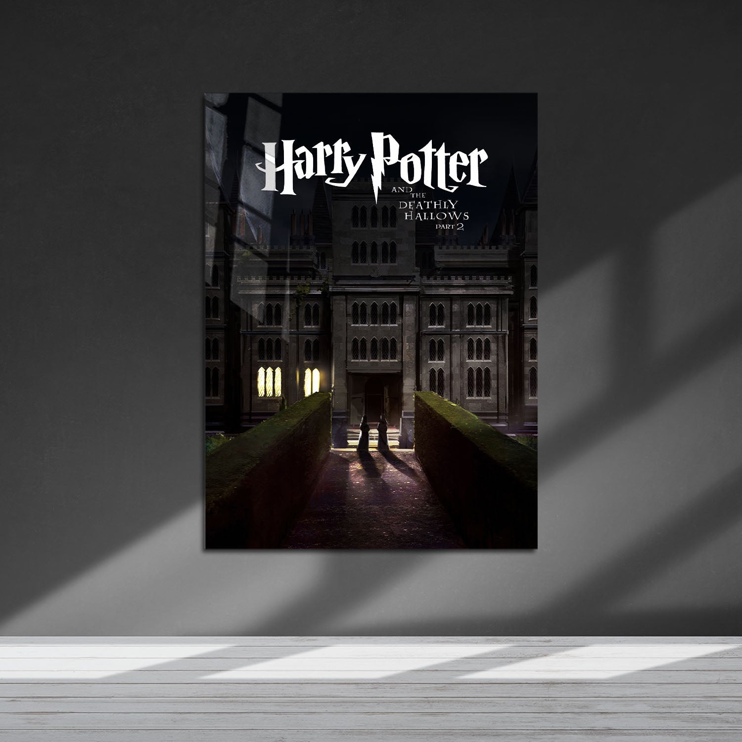 Flex Designs Metal Poster Harry Potter and the Deathly Hallows Part 2 Minimalist 5 x 7" Home Goods - Movie 2011 Movie Metal Poster