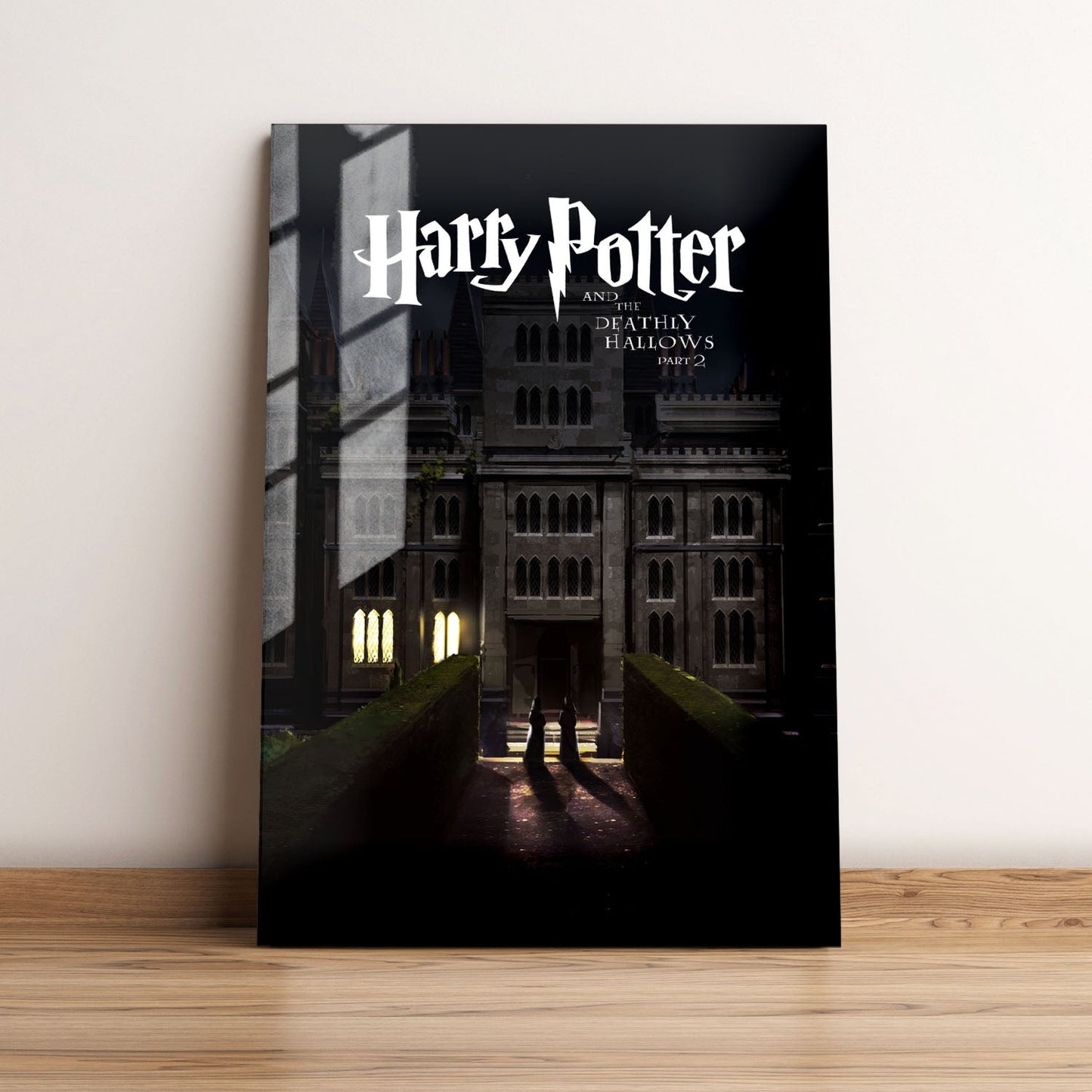 Harry Potter and the Deathly Hallows Part 2 Minimalist Movie Metal Poster