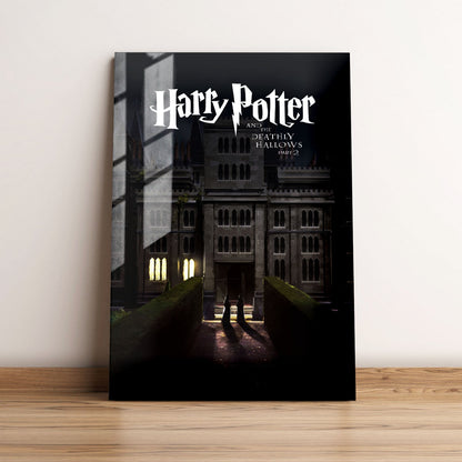 Harry Potter and the Deathly Hallows Part 2 Minimalist Movie Metal Poster