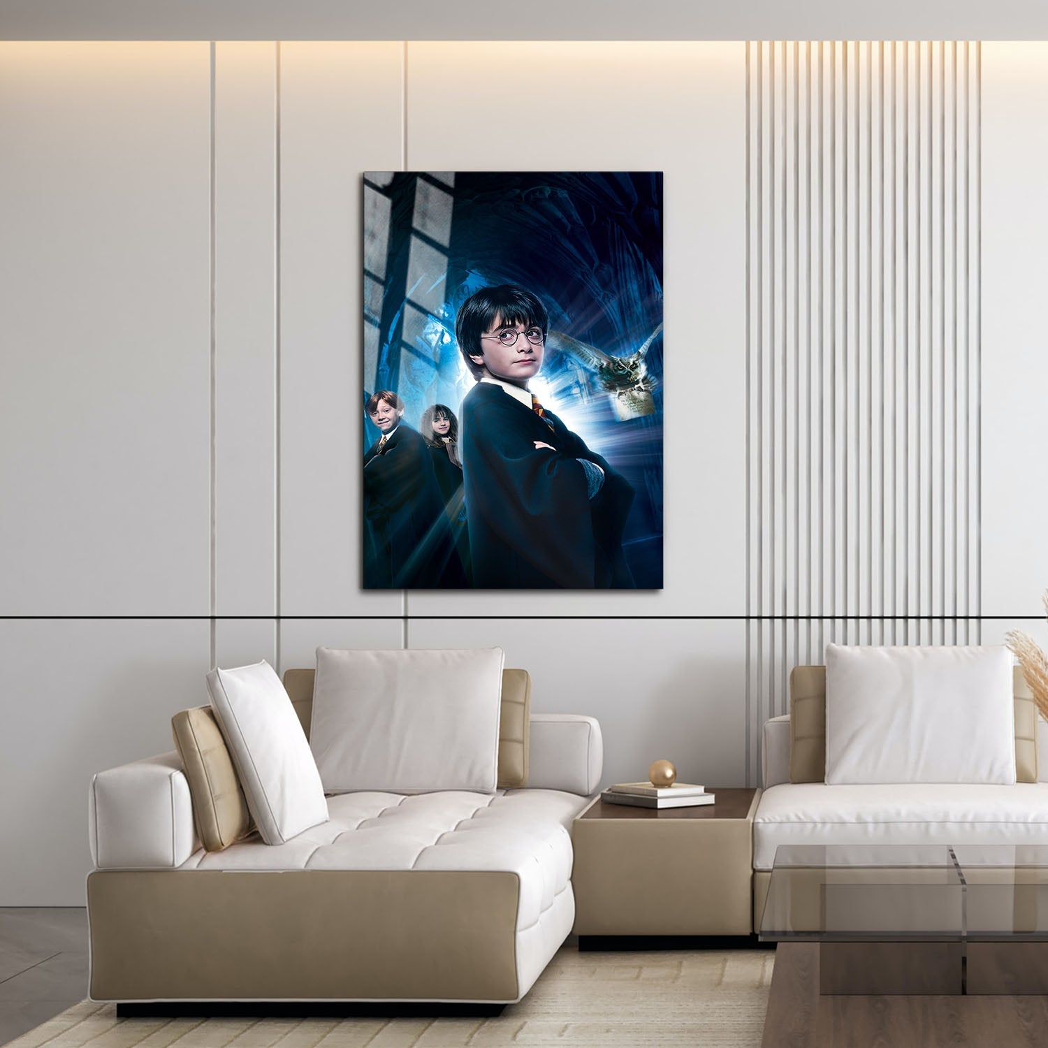 Flex Designs Metal Poster Harry Potter and the Philosophers Stone Textless 16 x 24" Home Goods - Movie 2001 Movie Metal Poster