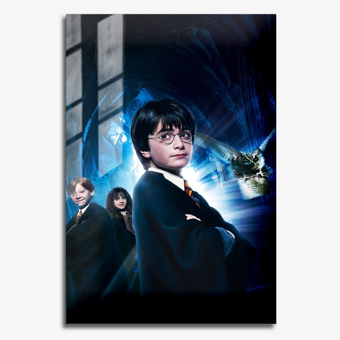 Flex Designs Metal Poster Harry Potter and the Philosophers Stone Textless 11 x 17" Home Goods - Movie 2001 Movie Metal Poster