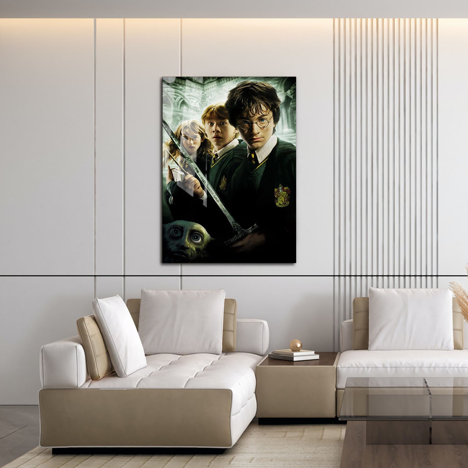 Flex Designs Metal Poster Harry Potter and the Chamber of Secrets Textless 16 x 24" Home Goods - Movie 2002 Movie Metal Poster