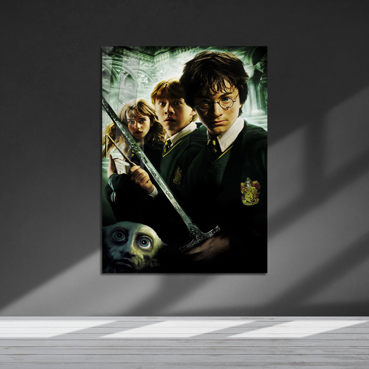 Flex Designs Metal Poster Harry Potter and the Chamber of Secrets Textless 5 x 7" Home Goods - Movie 2002 Movie Metal Poster