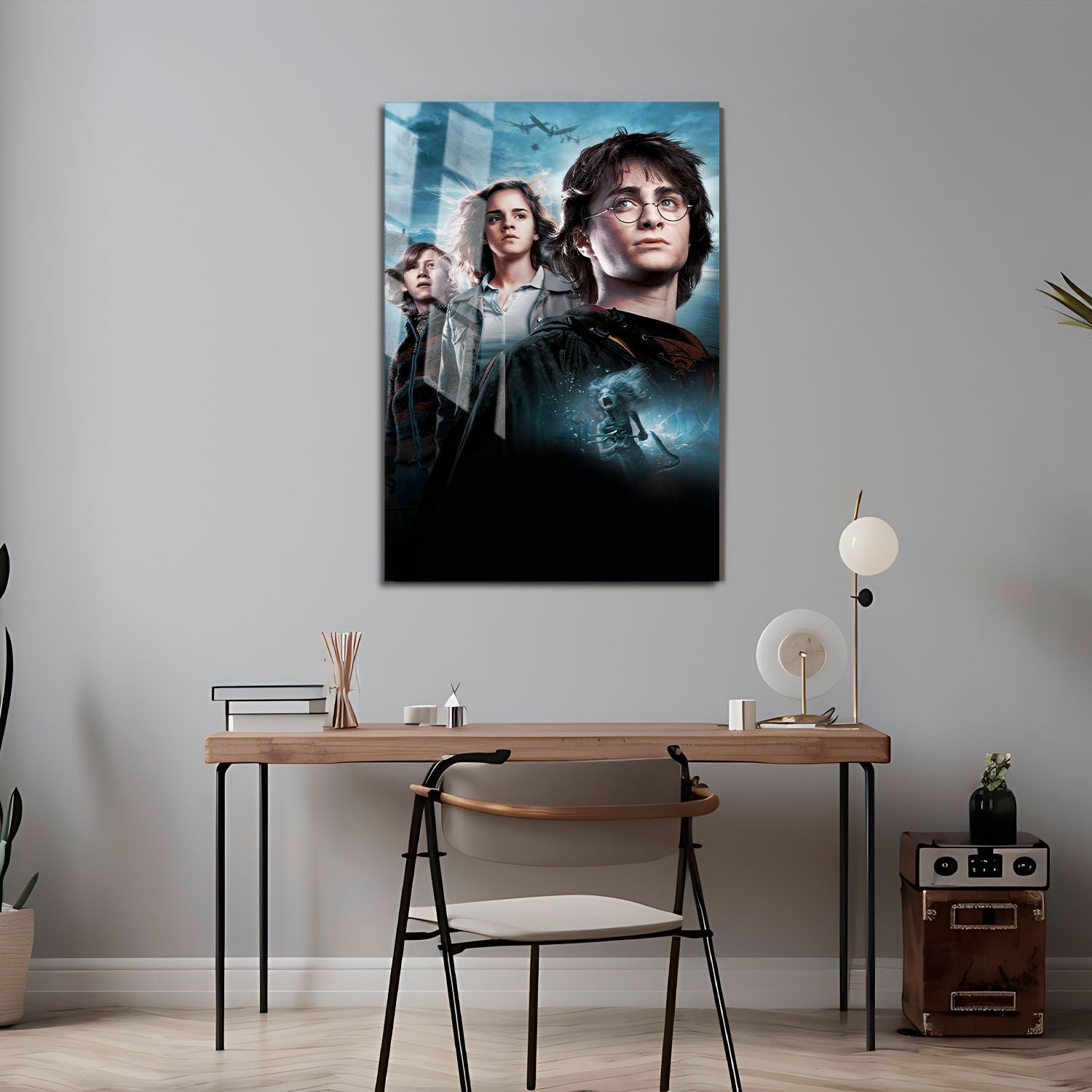 Flex Designs Metal Poster Harry Potter and the Goblet of Fire Textless 24 x 36" Home Goods - Movie 2005 Movie Metal Poster