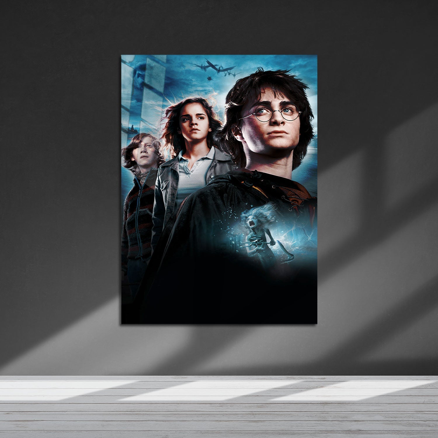 Flex Designs Metal Poster Harry Potter and the Goblet of Fire Textless 5 x 7" Home Goods - Movie 2005 Movie Metal Poster