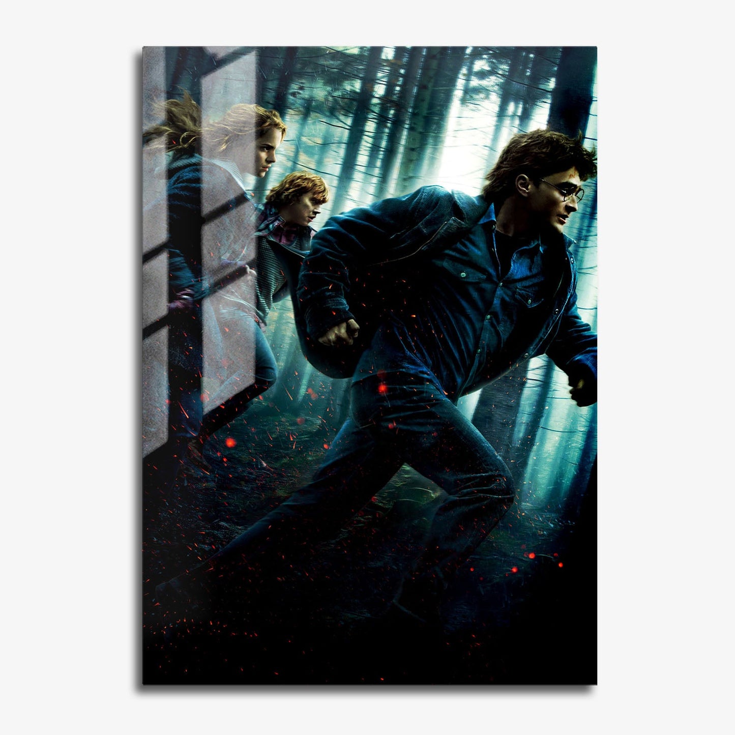 Flex Designs Metal Poster Harry Potter and the Deathly Hallows Part 1 Textless 11 x 17" Home Goods - Movie 2010 Movie Metal Poster