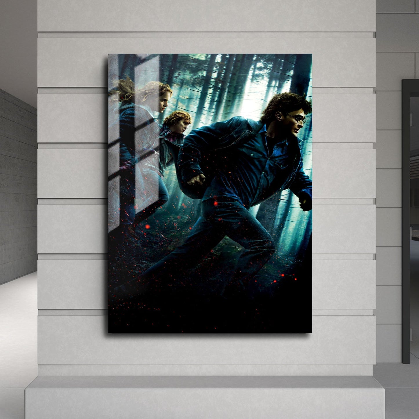 Flex Designs Metal Poster Harry Potter and the Deathly Hallows Part 1 Textless 24 x 36" Home Goods - Movie 2010 Movie Metal Poster