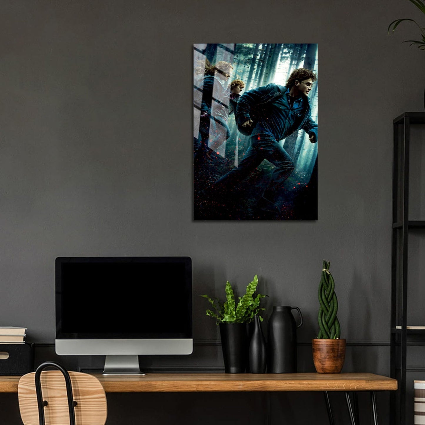 Flex Designs Metal Poster Harry Potter and the Deathly Hallows Part 1 Textless 5 x 7" Home Goods - Movie 2010 Movie Metal Poster