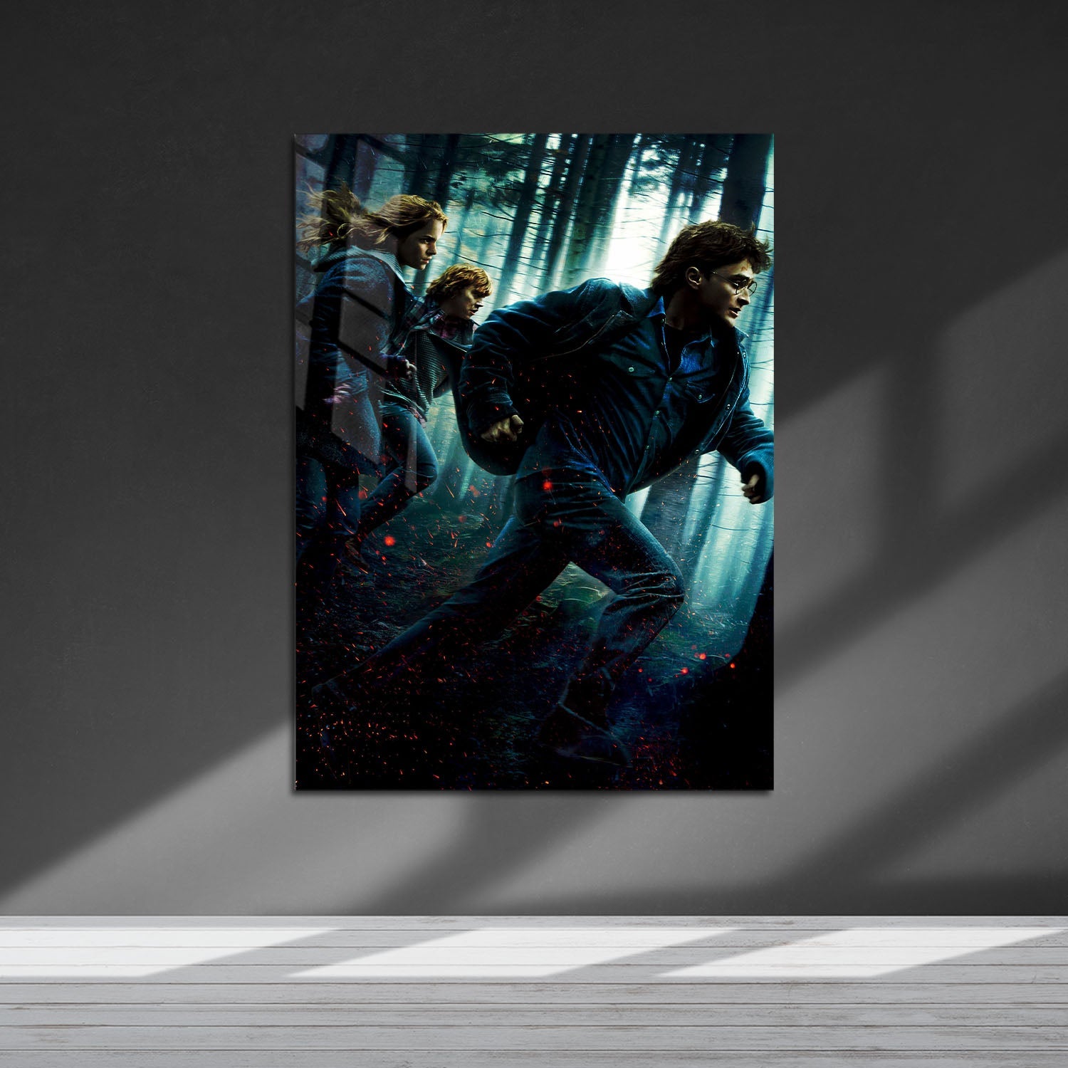 Flex Designs Metal Poster Harry Potter and the Deathly Hallows Part 1 Textless 5 x 7" Home Goods - Movie 2010 Movie Metal Poster