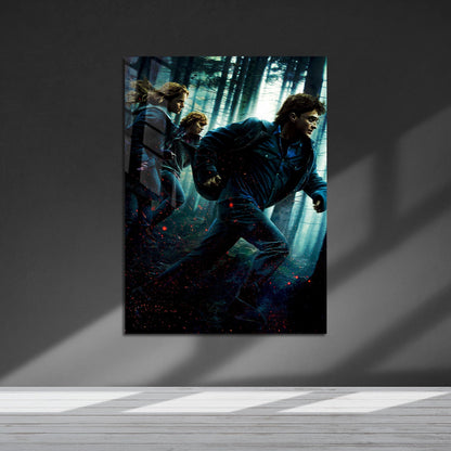 Flex Designs Metal Poster Harry Potter and the Deathly Hallows Part 1 Textless 5 x 7" Home Goods - Movie 2010 Movie Metal Poster