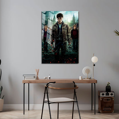 Flex Designs Metal Poster Harry Potter and the Deathly Hallows Part 2 Textless 24 x 36" Home Goods - Movie 2011 Movie Metal Poster