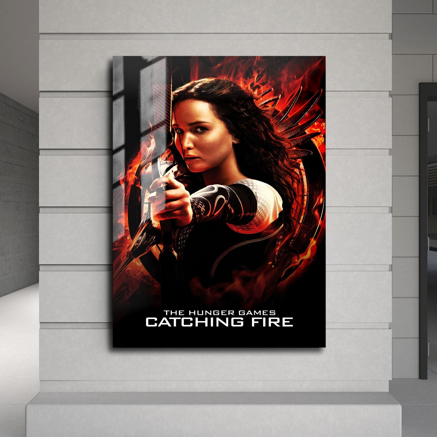 Flex Designs Metal Poster The Hunger Games Catching Fire 24 x 36" Home Goods - Movie 2013 Movie Metal Poster