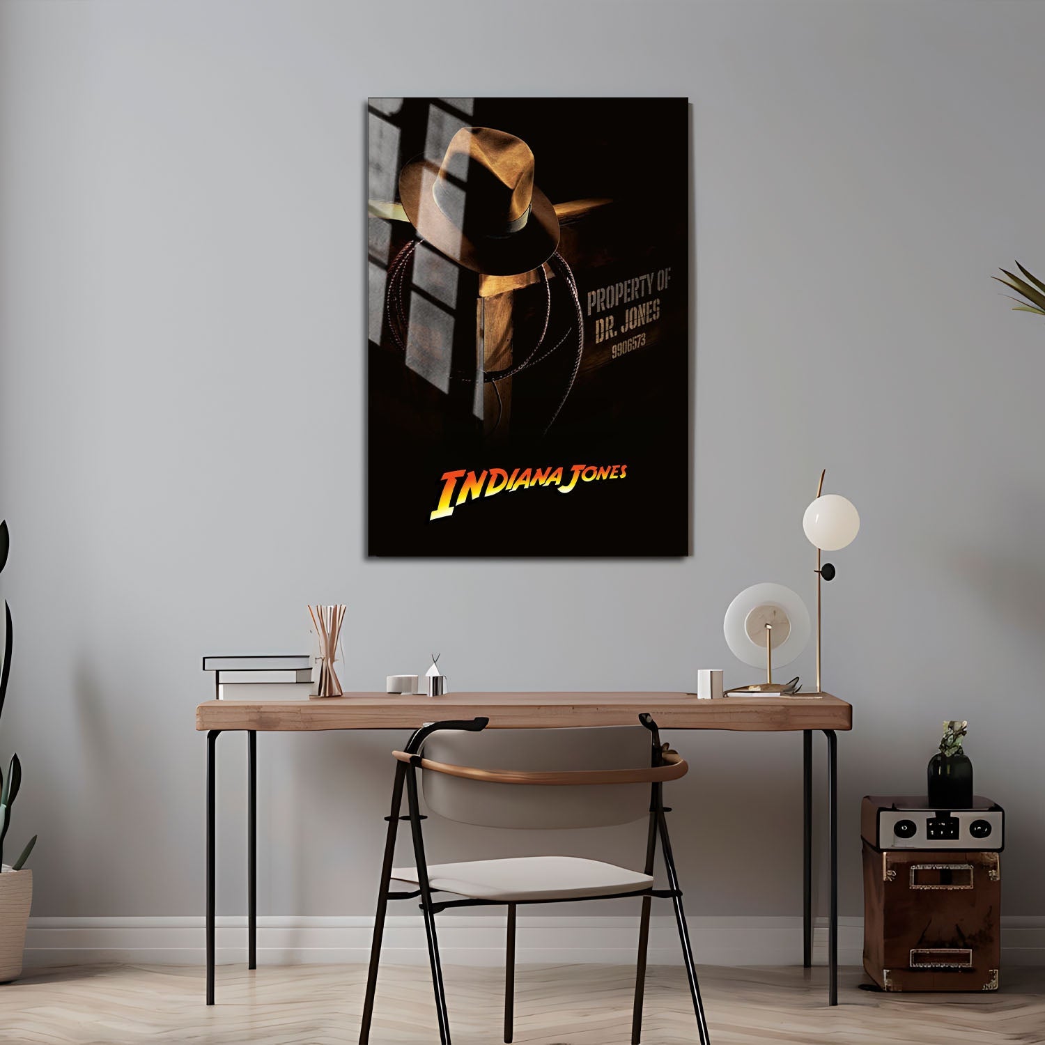 Flex Designs Metal Poster Indiana Jones Franchise 24 x 36" Home Goods - Movie  Movie Metal Poster