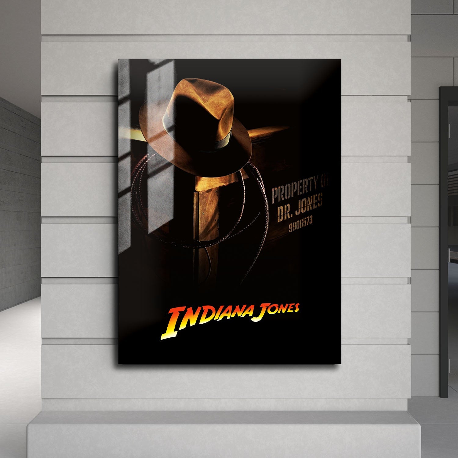 Flex Designs Metal Poster Indiana Jones Franchise 24 x 36" Home Goods - Movie  Movie Metal Poster