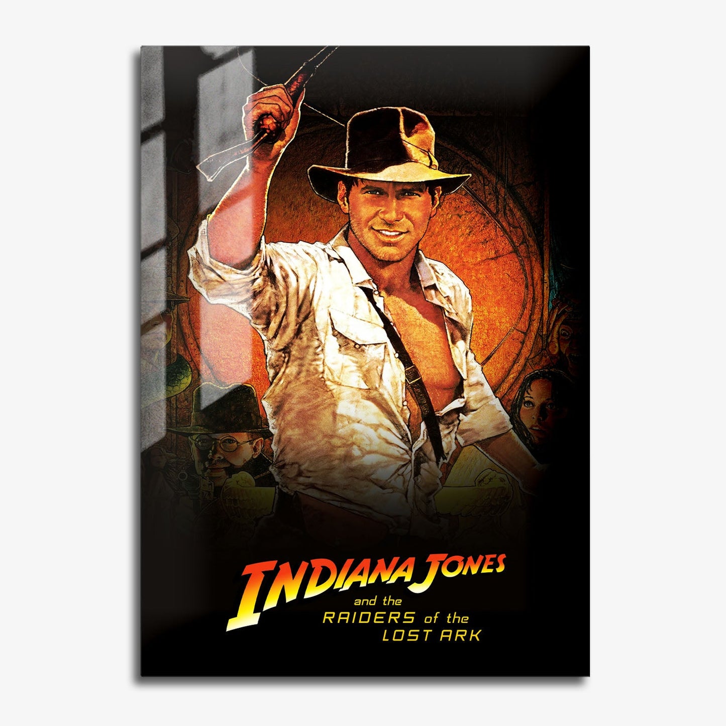 Flex Designs Metal Poster Raiders of the Lost Ark 11 x 17" Home Goods - Movie 1981 Movie Metal Poster