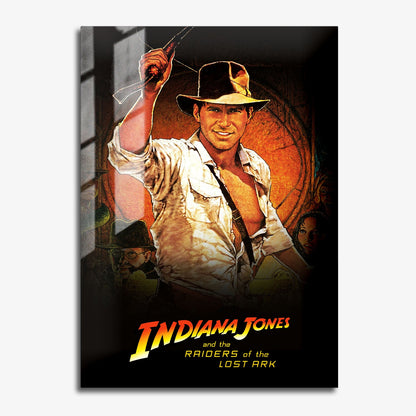 Flex Designs Metal Poster Raiders of the Lost Ark 11 x 17" Home Goods - Movie 1981 Movie Metal Poster