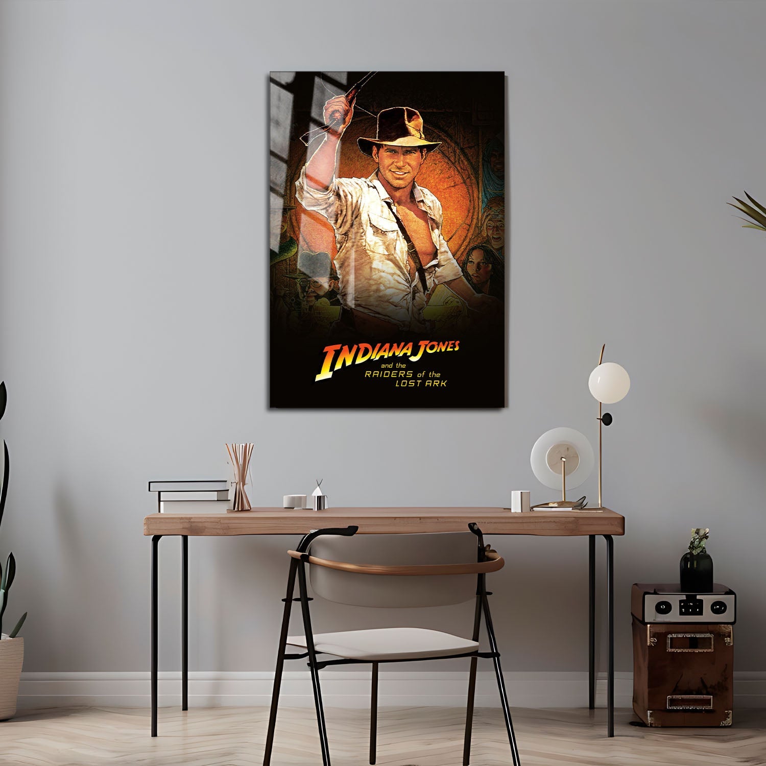 Flex Designs Metal Poster Raiders of the Lost Ark 24 x 36" Home Goods - Movie 1981 Movie Metal Poster