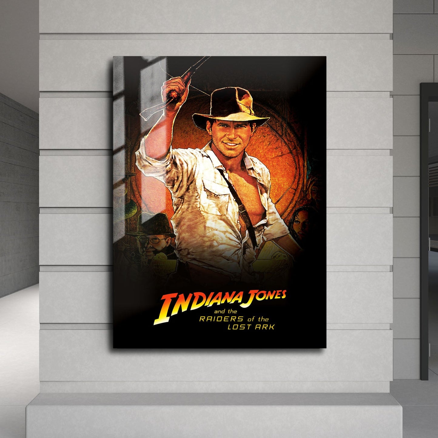 Flex Designs Metal Poster Raiders of the Lost Ark 24 x 36" Home Goods - Movie 1981 Movie Metal Poster