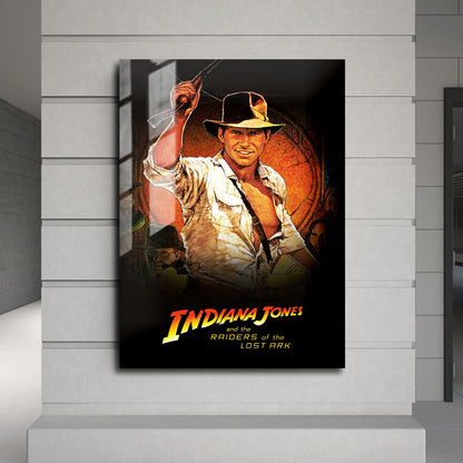 Flex Designs Metal Poster Raiders of the Lost Ark 24 x 36" Home Goods - Movie 1981 Movie Metal Poster