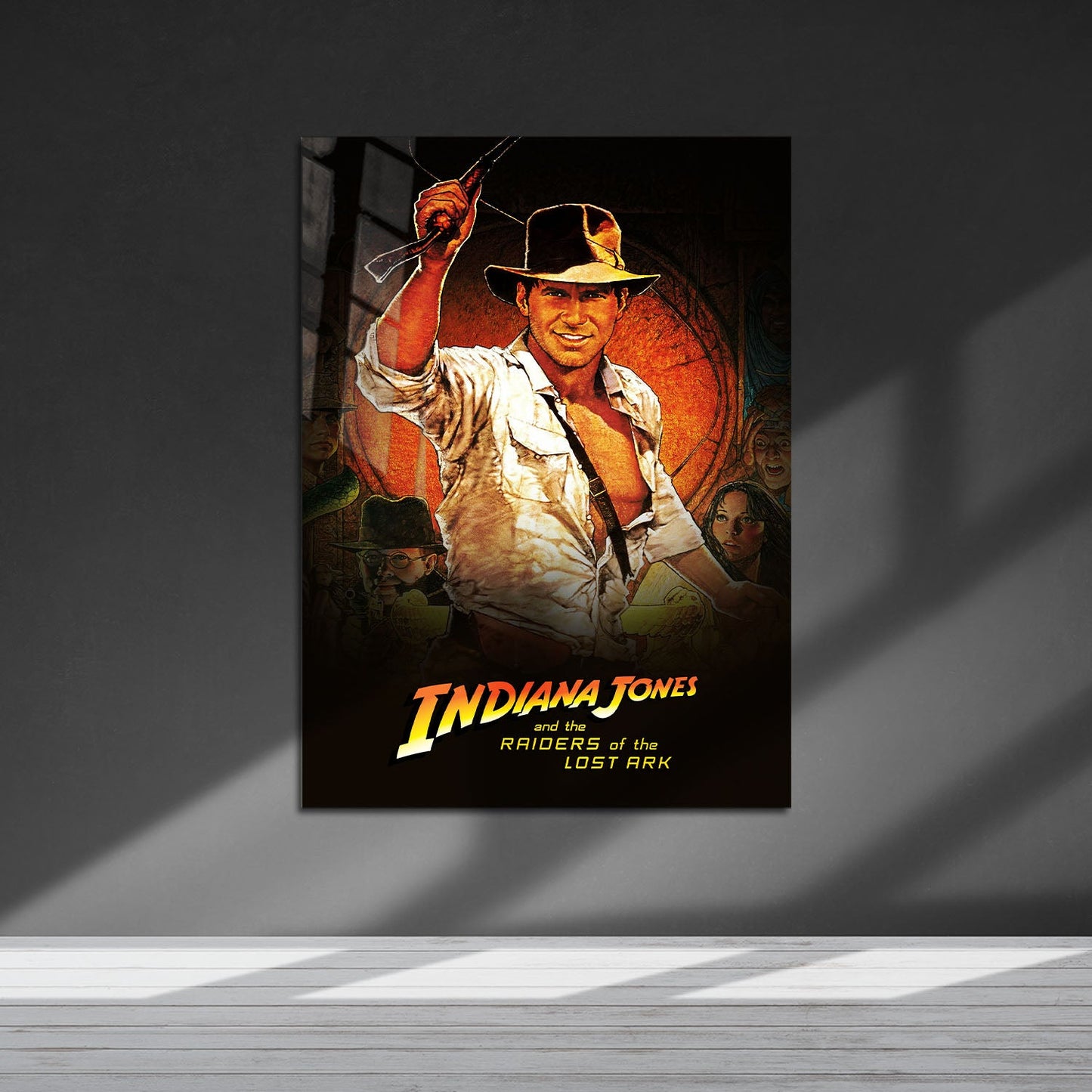 Flex Designs Metal Poster Raiders of the Lost Ark 5 x 7" Home Goods - Movie 1981 Movie Metal Poster