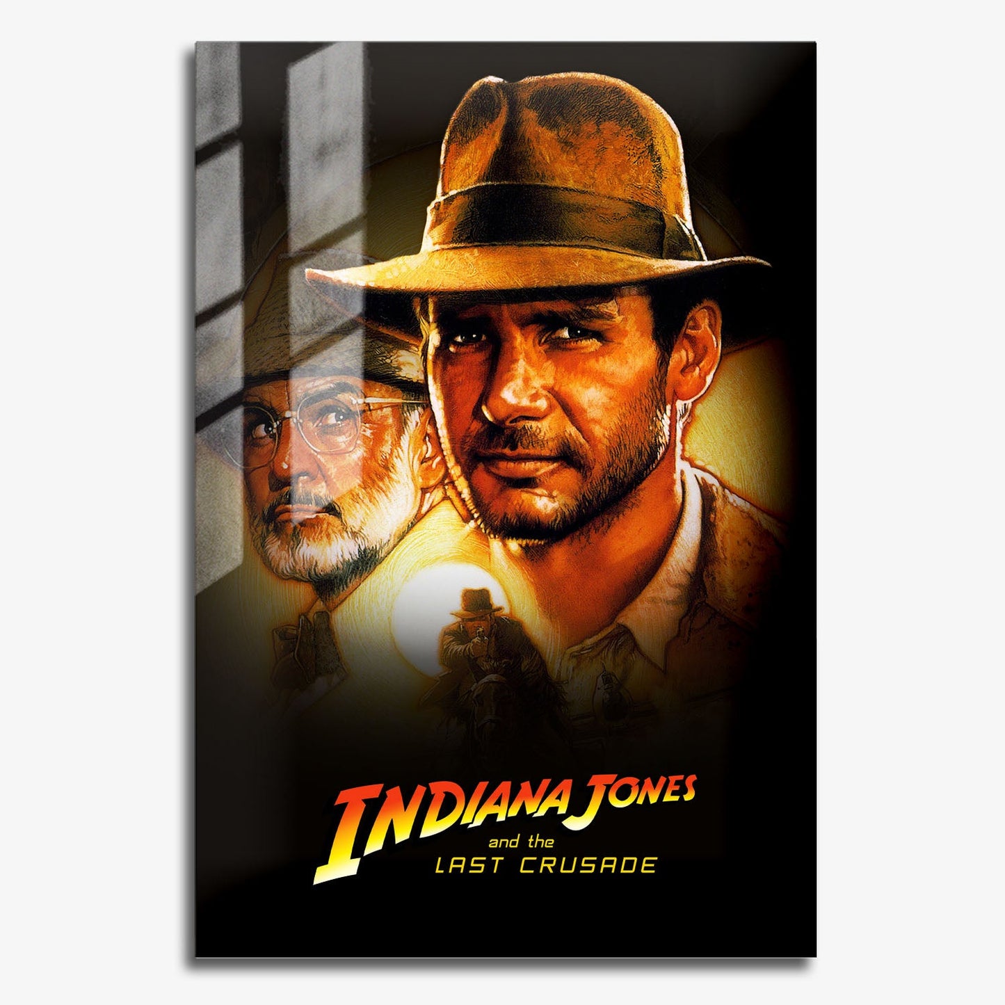 Flex Designs Metal Poster Indiana Jones and the Last Crusade 11 x 17" Home Goods - Movie 1989 Movie Metal Poster