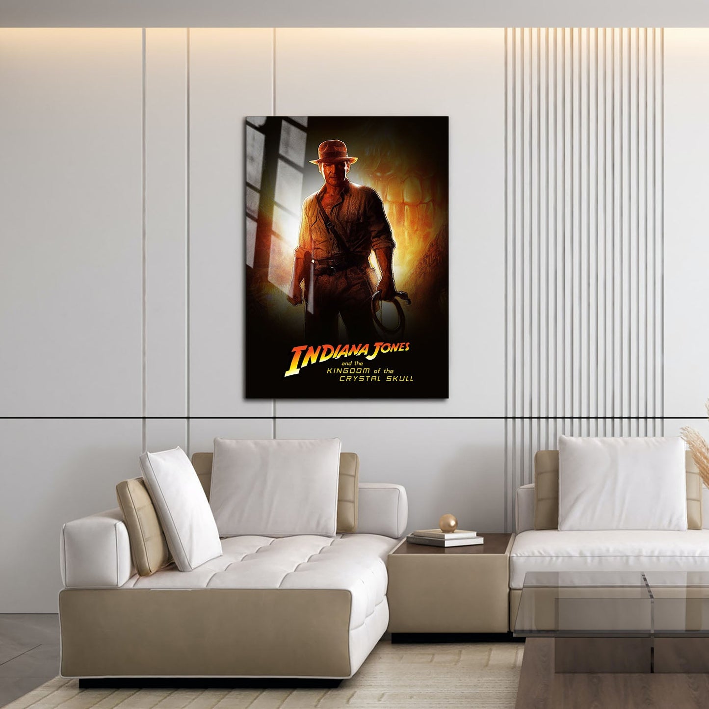 Flex Designs Metal Poster Indiana Jones and the Kingdom of the Crystal Skull 16 x 24" Home Goods - Movie 2008 Movie Metal Poster