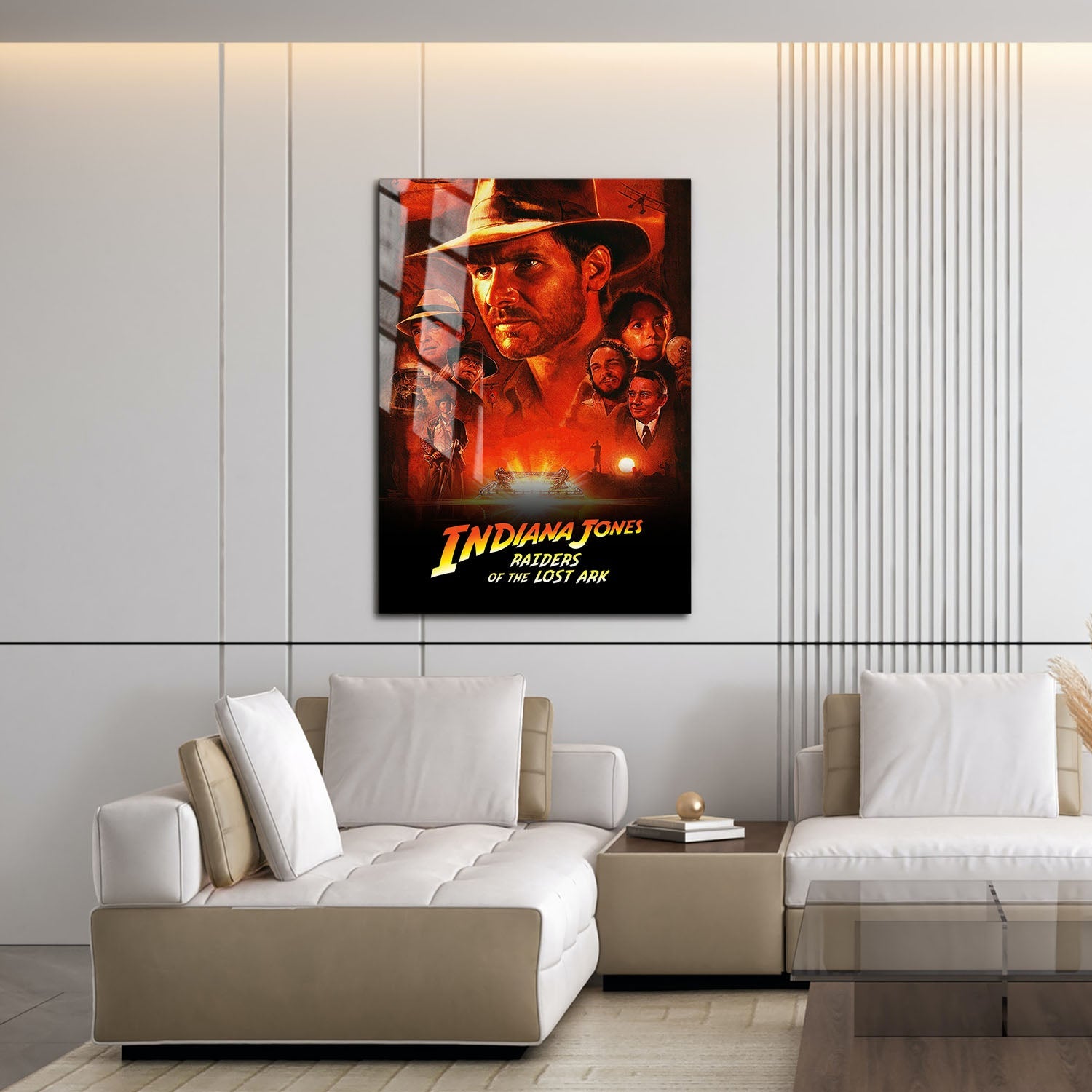 Flex Designs Metal Poster Indiana Jones Raiders of the Lost Ark Classic 16 x 24" Home Goods - Movie 1981 Movie Metal Poster