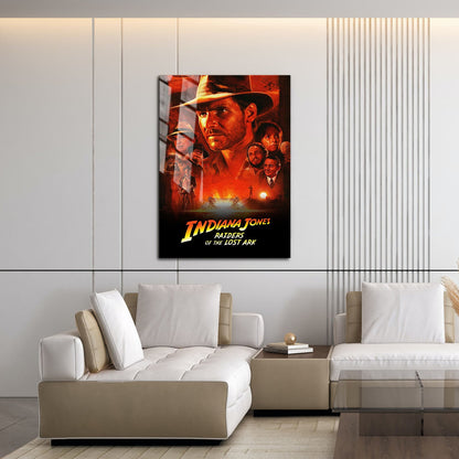 Flex Designs Metal Poster Indiana Jones Raiders of the Lost Ark Classic 16 x 24" Home Goods - Movie 1981 Movie Metal Poster