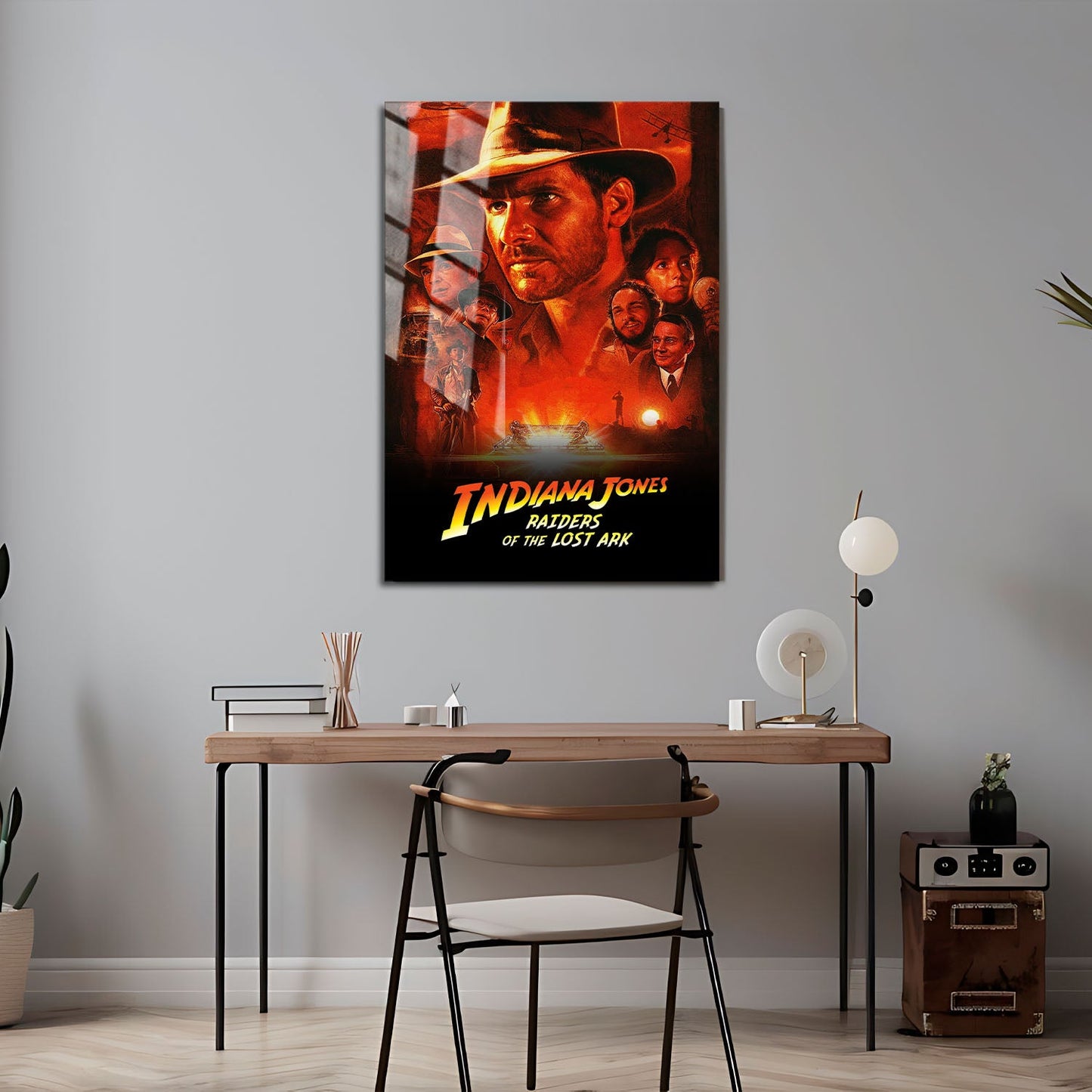 Flex Designs Metal Poster Indiana Jones Raiders of the Lost Ark Classic 24 x 36" Home Goods - Movie 1981 Movie Metal Poster