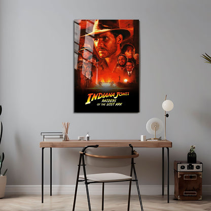 Flex Designs Metal Poster Indiana Jones Raiders of the Lost Ark Classic 24 x 36" Home Goods - Movie 1981 Movie Metal Poster