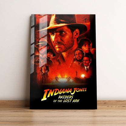 Indiana Jones Raiders of the Lost Ark Classic Movie Metal Poster