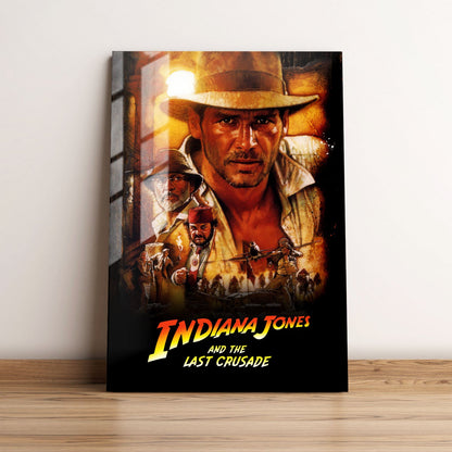 Indiana Jones and the Last Crusade Classic Movie Metal Poster