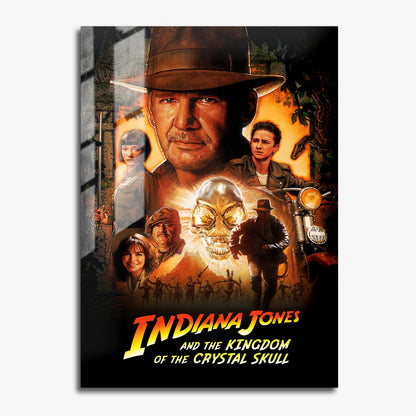 Flex Designs Metal Poster Indiana Jones and the Kingdom of the Crystal Skull Classic 11 x 17" Home Goods - Movie 2008 Movie Metal Poster