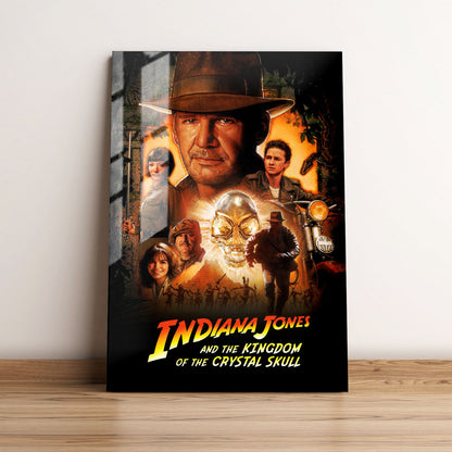 Indiana Jones and the Kingdom of the Crystal Skull Classic Movie Metal Poster