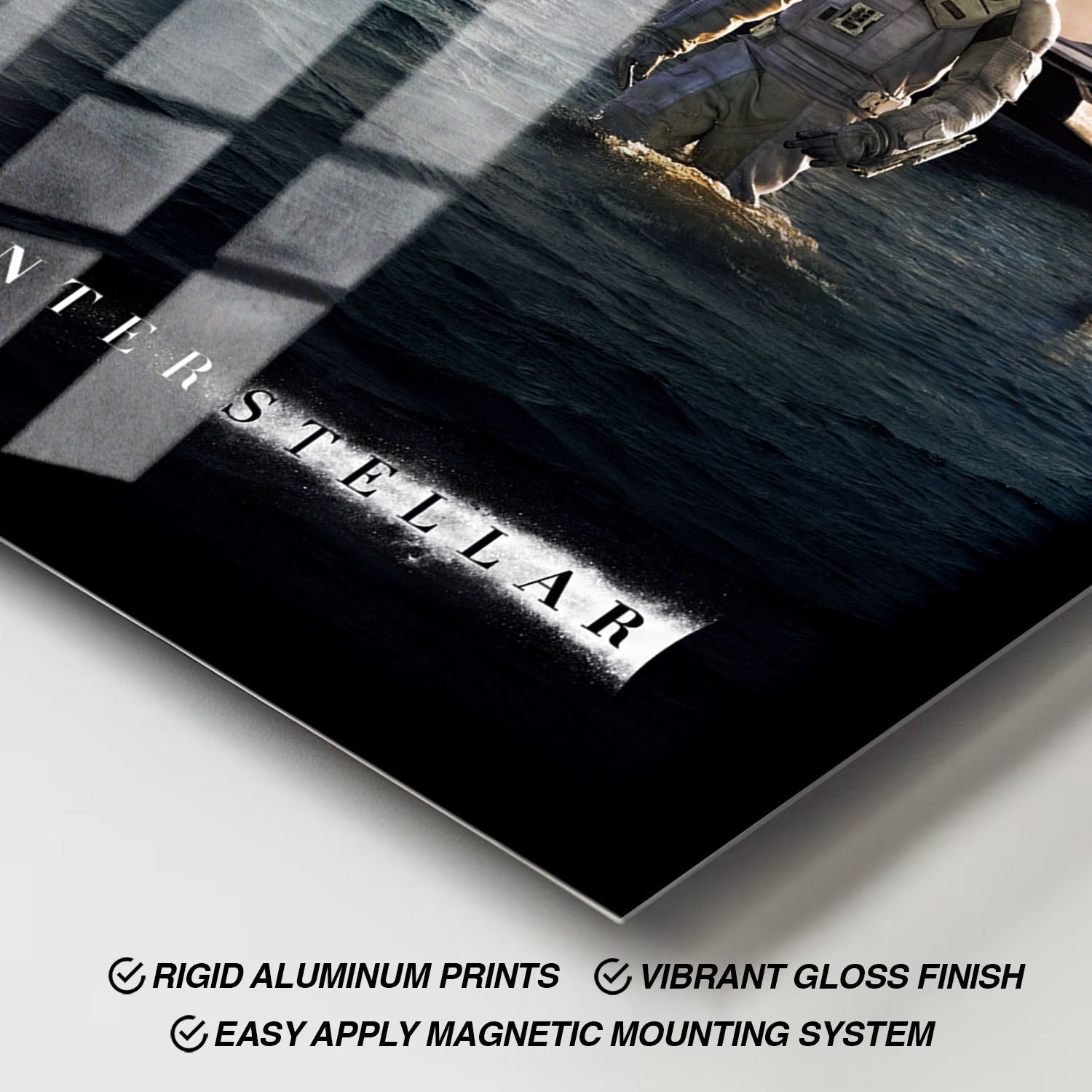 Flex Designs Metal Poster Interstellar Cinematic 11 x 17" Home Goods - Movie 2014 Movie Metal Poster