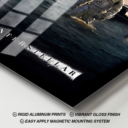 Flex Designs Metal Poster Interstellar Cinematic 11 x 17" Home Goods - Movie 2014 Movie Metal Poster