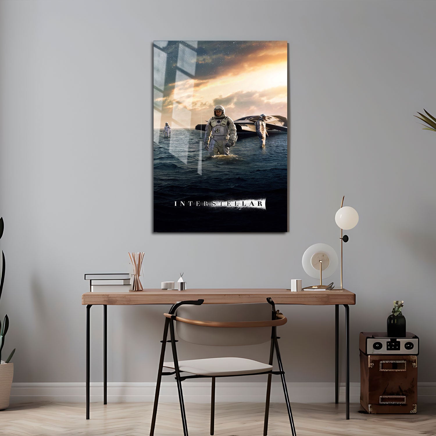 Flex Designs Metal Poster Interstellar Cinematic 24 x 36" Home Goods - Movie 2014 Movie Metal Poster