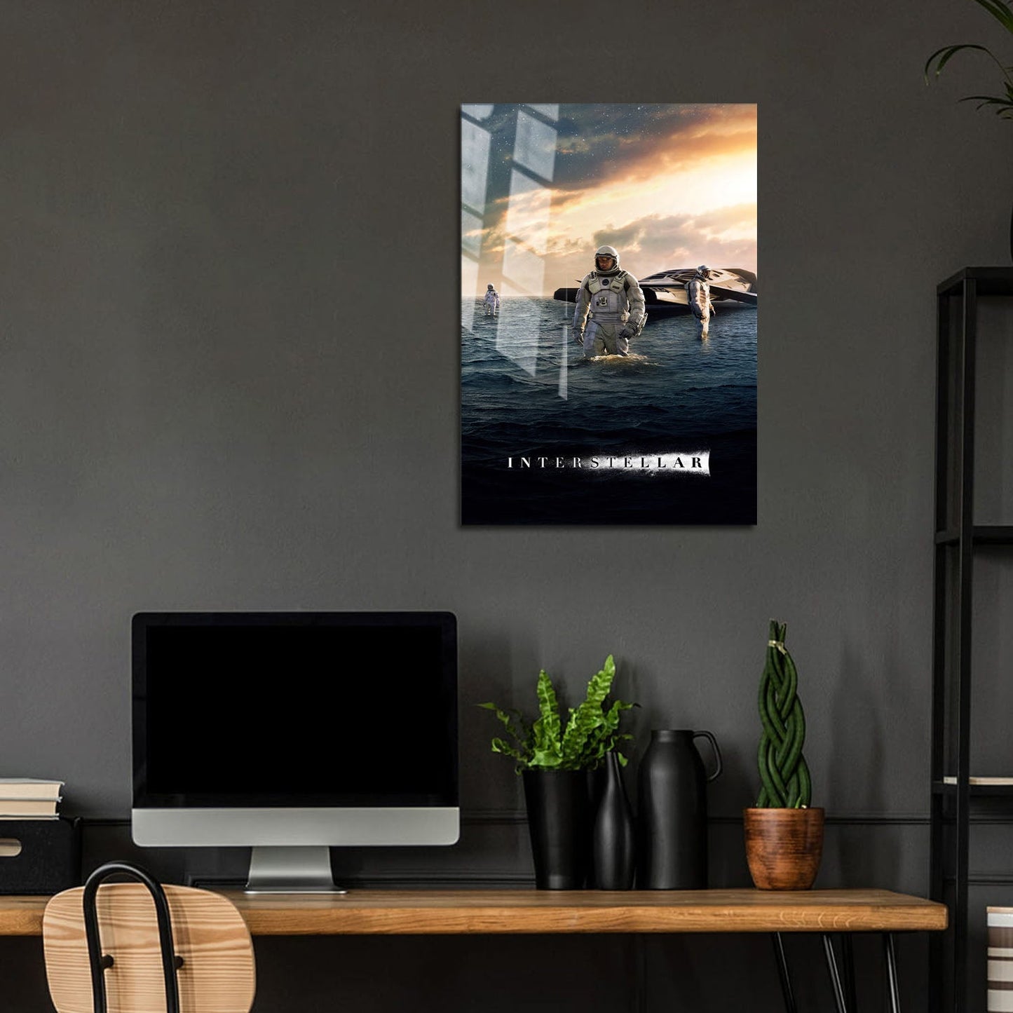 Flex Designs Metal Poster Interstellar Cinematic 5 x 7" Home Goods - Movie 2014 Movie Metal Poster