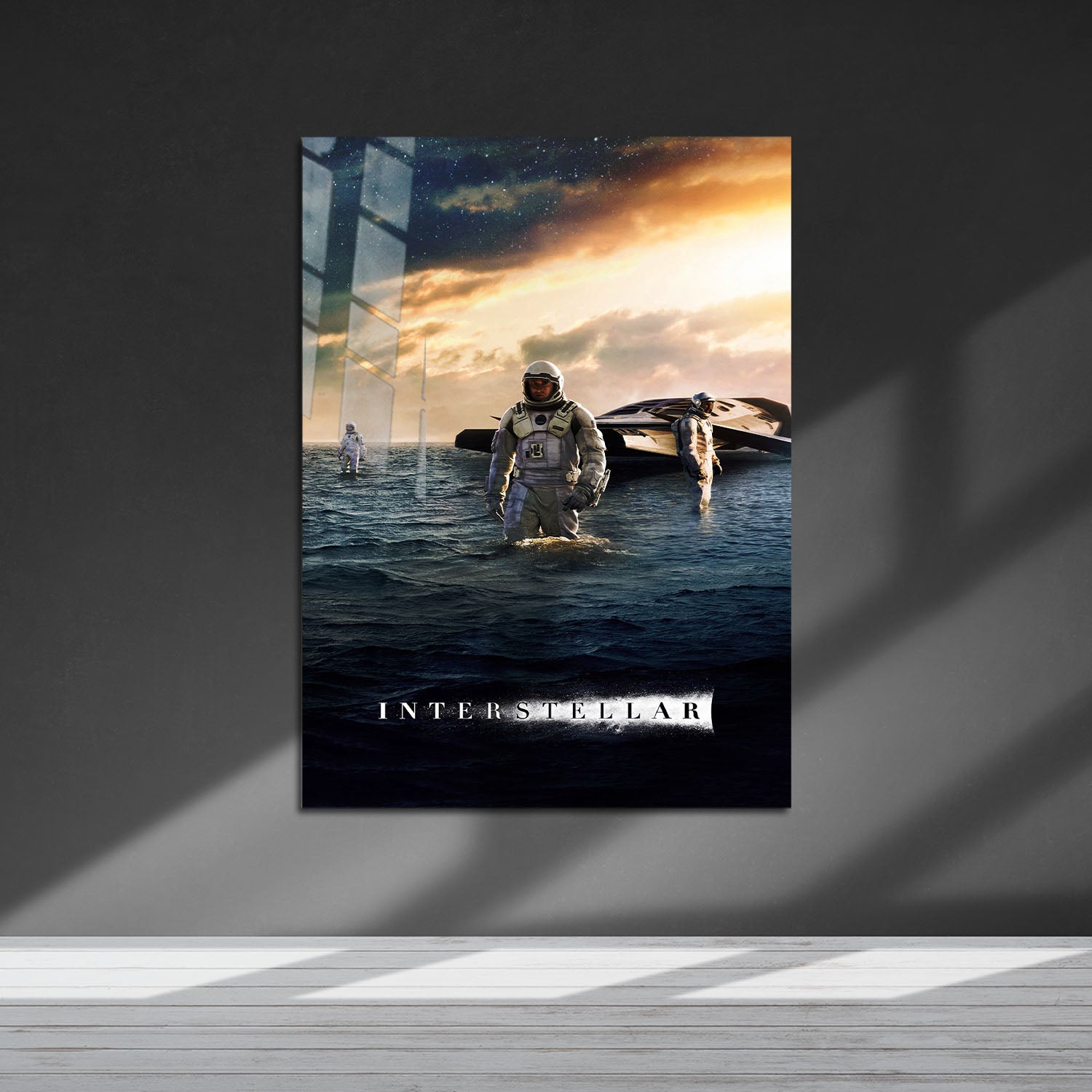 Flex Designs Metal Poster Interstellar Cinematic 5 x 7" Home Goods - Movie 2014 Movie Metal Poster