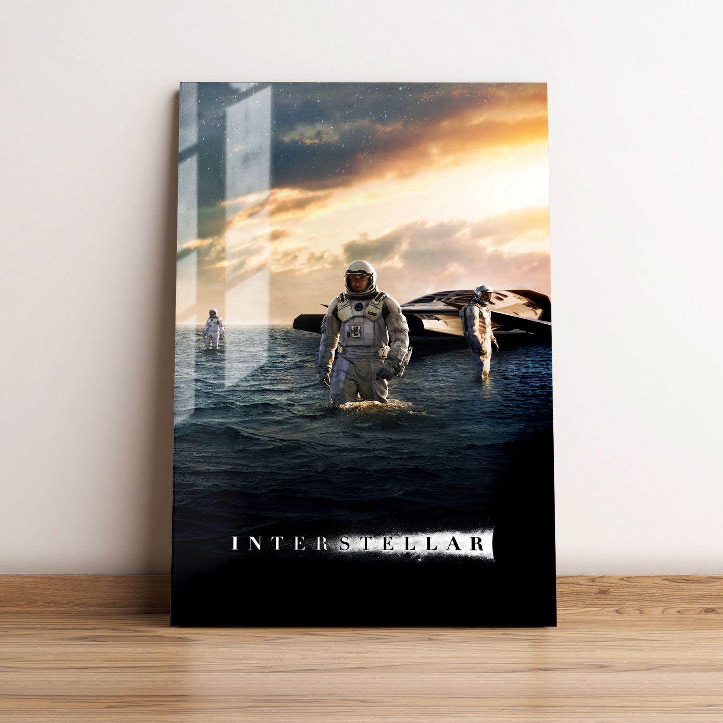 Interstellar Cinematic Movie Metal Poster