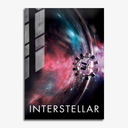 Flex Designs Metal Poster Interstellar Theatrical 11 x 17" Home Goods - Movie 2014 Movie Metal Poster