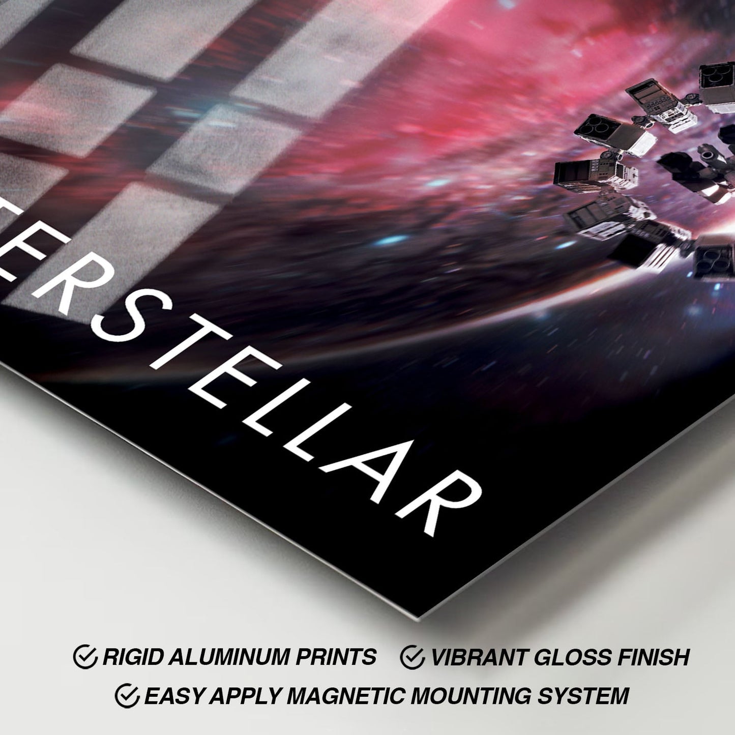 Flex Designs Metal Poster Interstellar Theatrical 11 x 17" Home Goods - Movie 2014 Movie Metal Poster