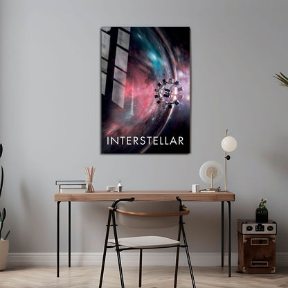 Flex Designs Metal Poster Interstellar Theatrical 24 x 36" Home Goods - Movie 2014 Movie Metal Poster