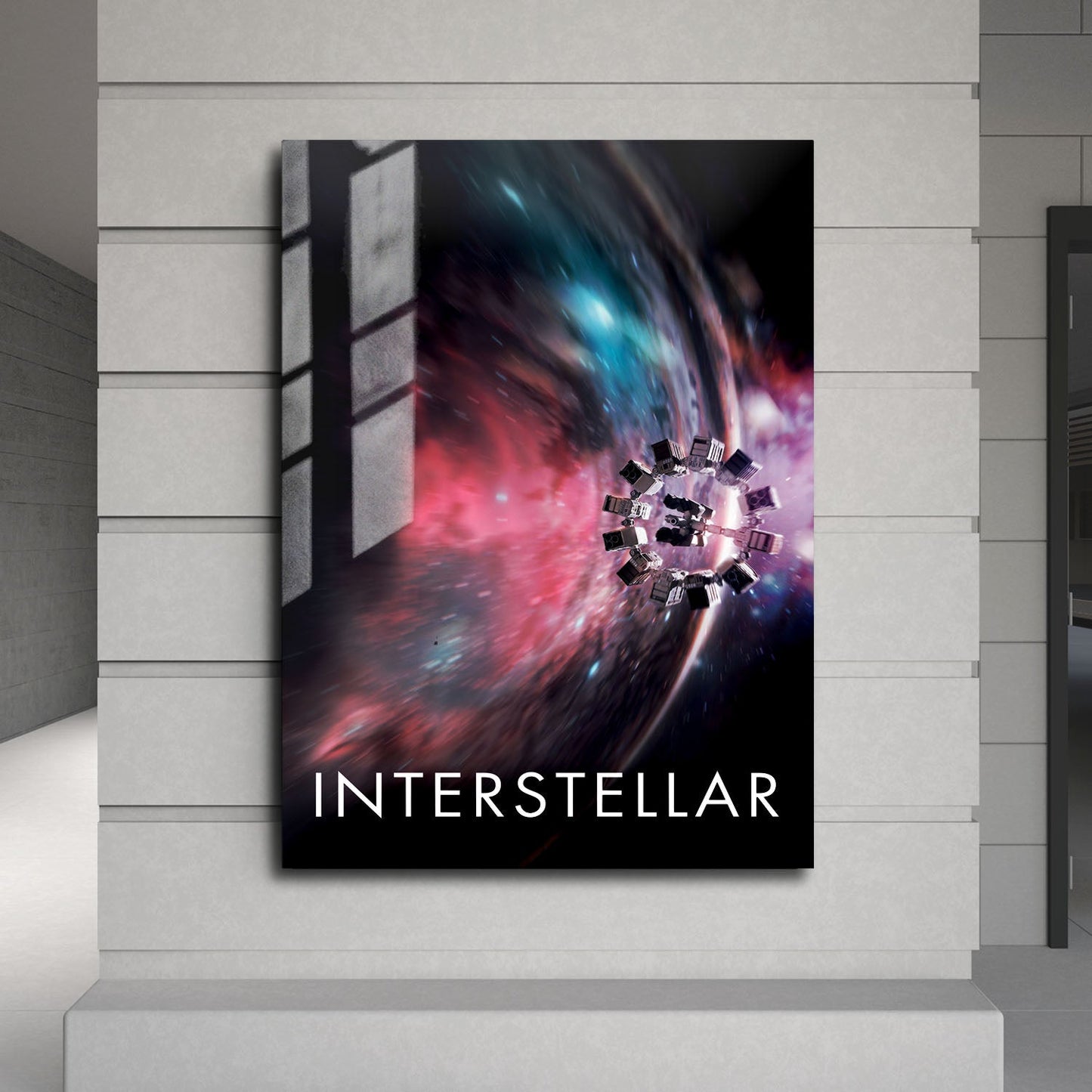 Flex Designs Metal Poster Interstellar Theatrical 24 x 36" Home Goods - Movie 2014 Movie Metal Poster