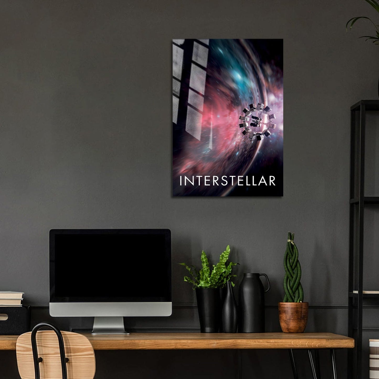 Flex Designs Metal Poster Interstellar Theatrical 5 x 7" Home Goods - Movie 2014 Movie Metal Poster