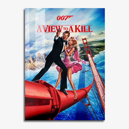 Flex Designs Metal Poster A View to a Kill 11 x 17" Home Goods - Movie 1985 Movie Metal Poster